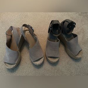 Two Pairs of Marc Fisher Espadrilles